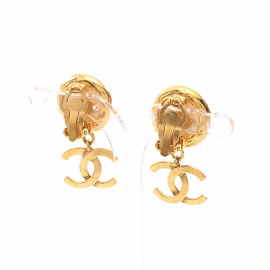 Coco Mark Earrings Gp Fake Pearl Gold Off95P