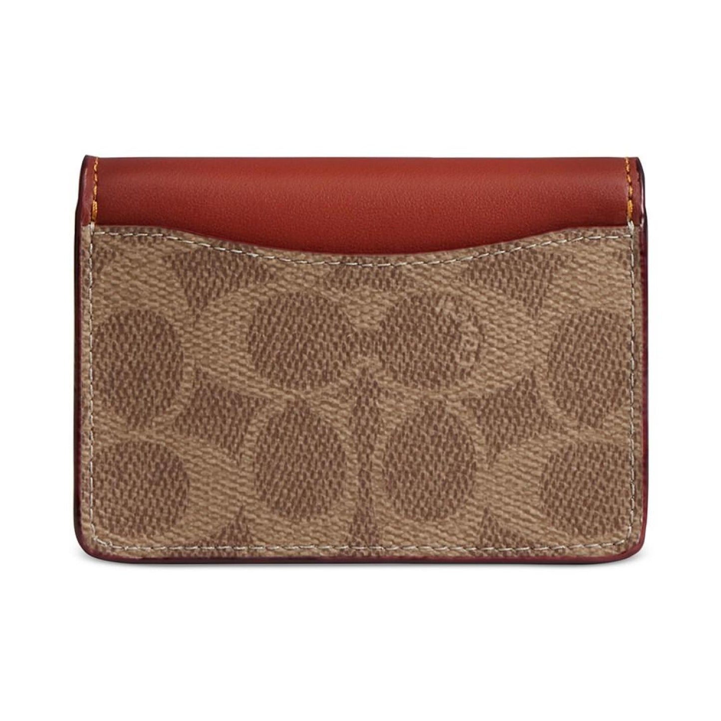 Essential Half Flap Colorblocked Card Case