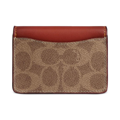 Essential Half Flap Colorblocked Card Case