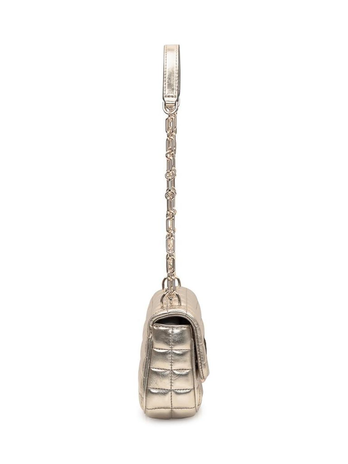 Michael Michael Kors Tribeca Quilted Metallic Small Shoulder Bag