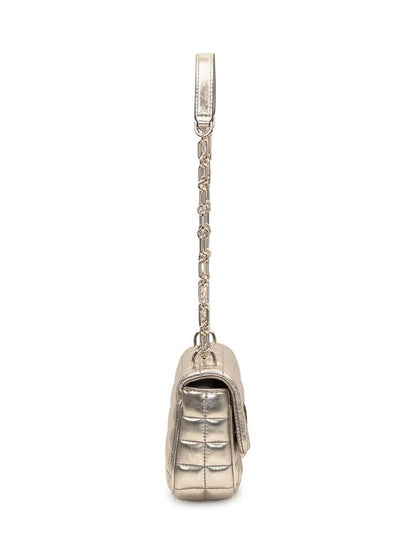 Michael Michael Kors Tribeca Quilted Metallic Small Shoulder Bag