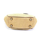 Michael Michael Kors Women's Straw Leather Trim Shoulder Bag Beige