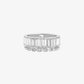 Cubic Zirconia Double Layered Ring