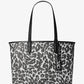 Eliza Extra-Large Leopard Logo Tote Bag