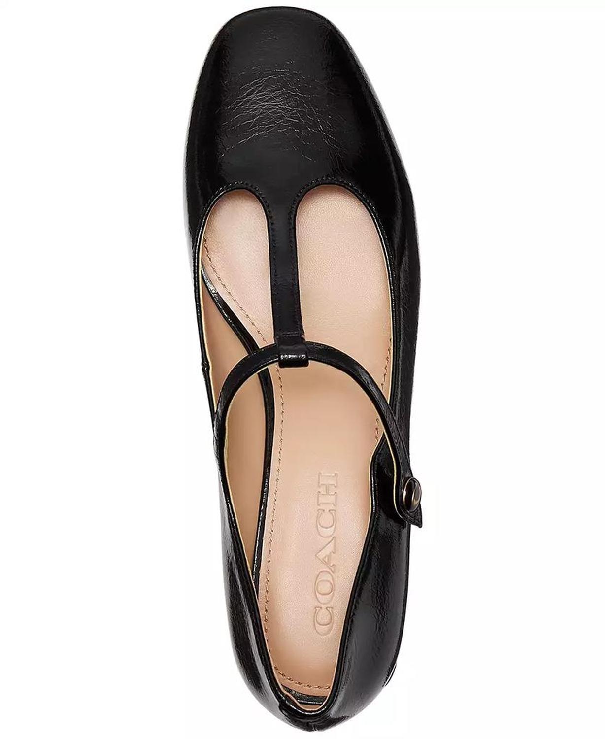 Women's Angelina T-Strap Mary Janes Round Toe Pumps