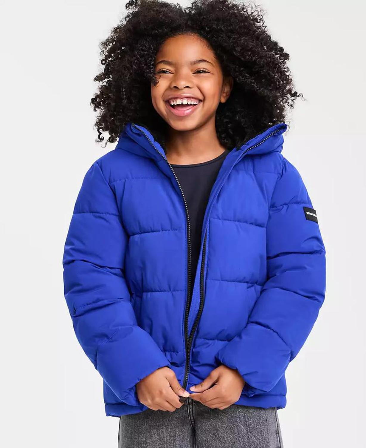 BCBG Big Girls Berber-Lined Puffer Jacket