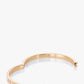 Set in Stone Hinged Silver Bangle