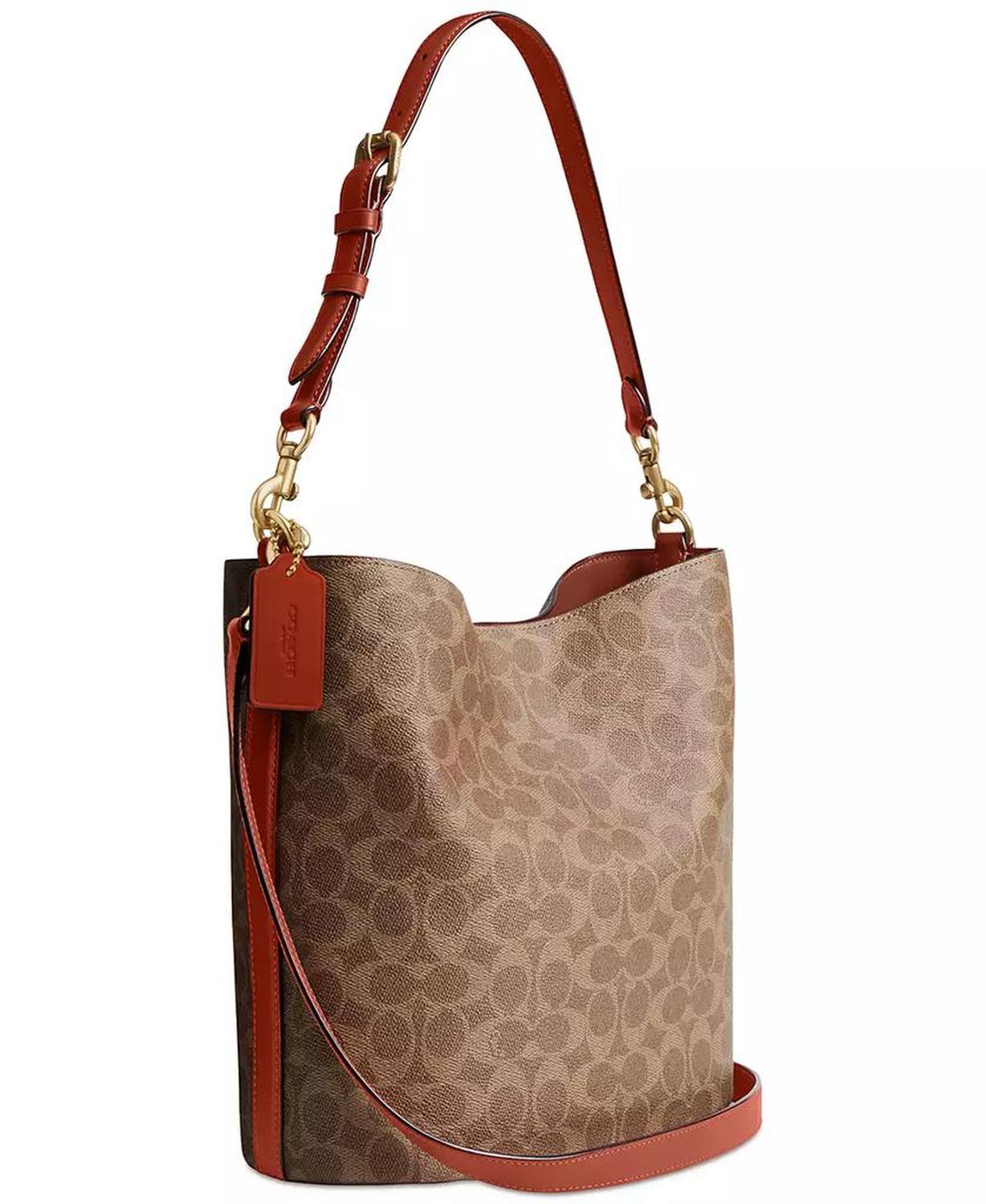 Willow Small Soft Signature Canvas Bucket Bag