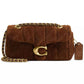 Suede Tabby Shoulder Bag 20 With Quilting