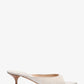 Arianna Crocodile Embossed Leather Mule