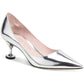 Garnish Womens Patent Leather Pointed Toe Pumps