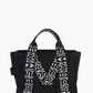 Canvas Tote Bag With Embroidered Monogram