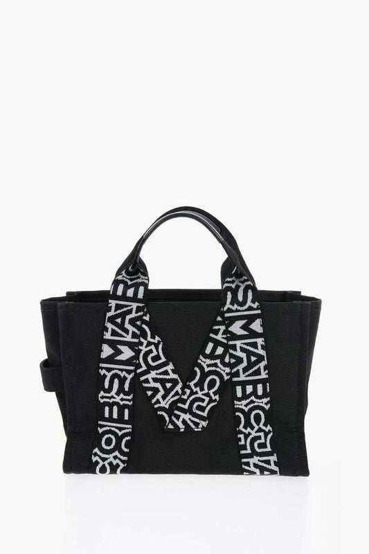Canvas Tote Bag With Embroidered Monogram