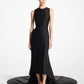 Satin Charmeuse Sheath Gown