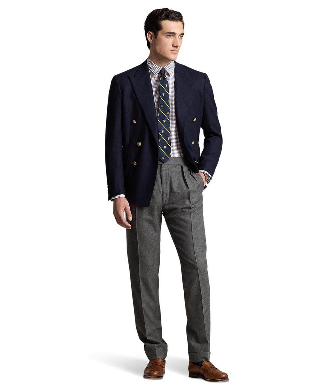 Classic Fit Plaid Stretch Poplin Shirt