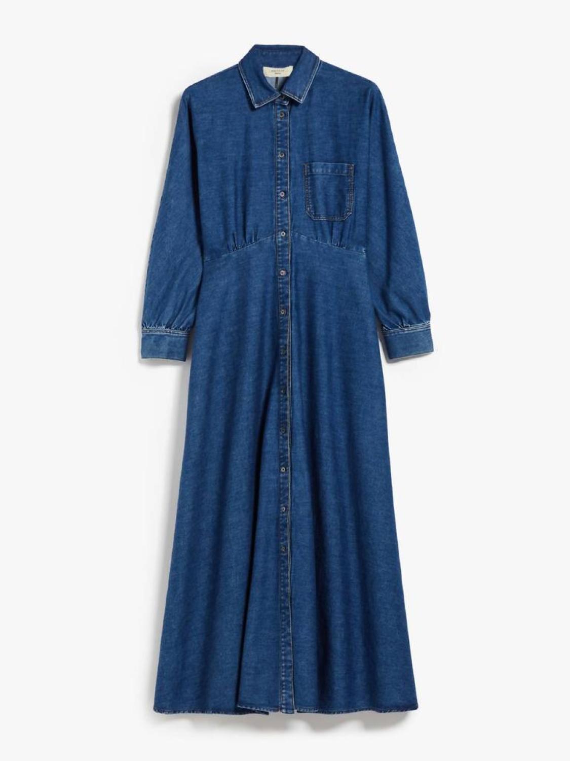 Weekend Yemen Denim Shirt Dress In Navy Medium