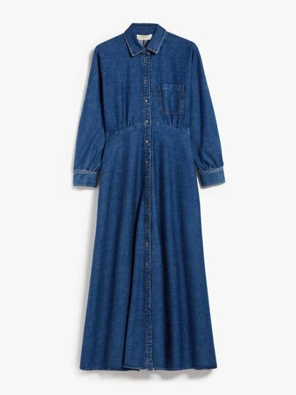 Weekend Yemen Denim Shirt Dress In Navy Medium