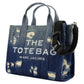 The Medium Tote -  - Cotton - Blue