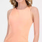 Women's Solid-Color Crewneck Sleeveless Bodycon Dress