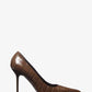 Winona Crocodile Embossed Leather Pump