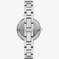 Mini Laney Silver-Tone Bangle Watch
