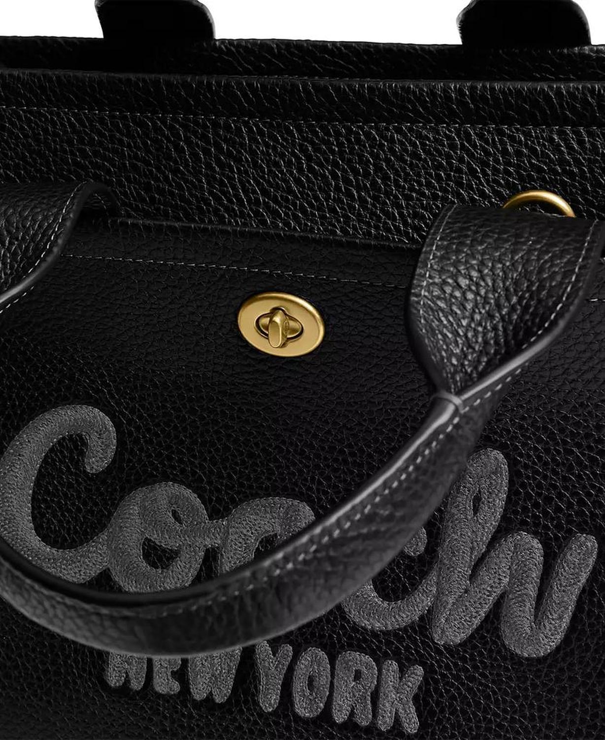 Medium Bubble Leather Cargo Tote Bag