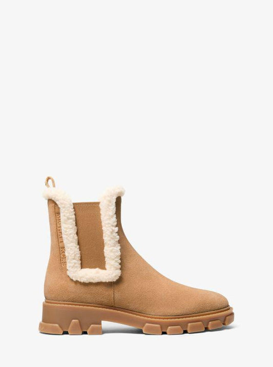 Ridley Suede and Faux Shearling Boot