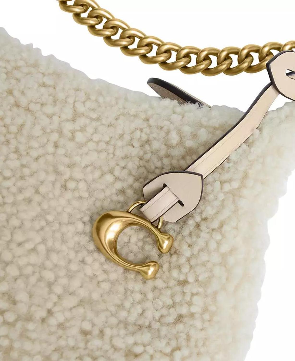 Juliet Small Shearling Shoulder Bag