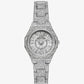 Mini Raquel Pavé Silver-Tone Watch