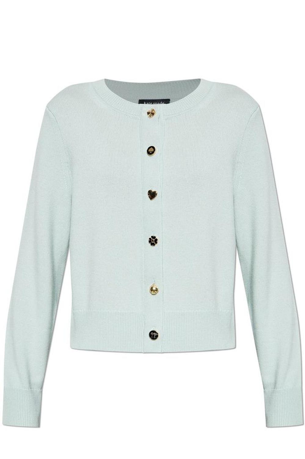 Kate Spade Heart Button Cardigan