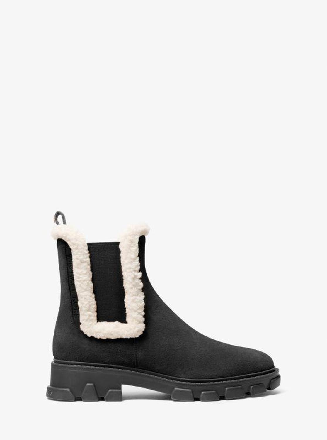 Ridley Suede and Faux Shearling Boot