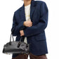 Empire Medium Leather Carryall Bag 34