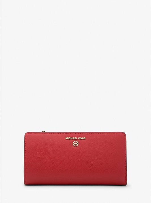 Jet Set Charm Saffiano Leather Continental Wallet