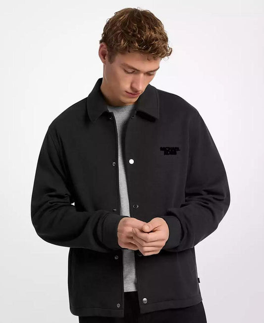 Men's Collared Long-Sleeve Jacket