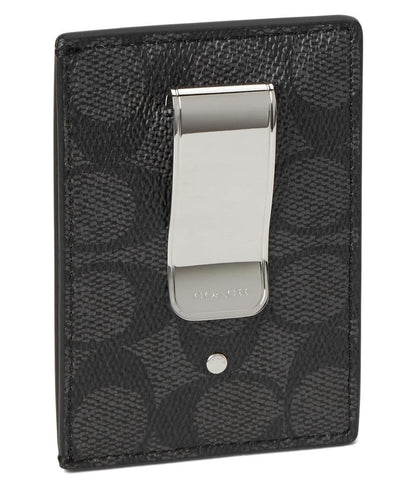 Money Clip Card Case In Signature Canvas