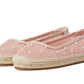 Pearl Fishnet Espadrille Ballet Flat