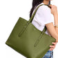 Do It All Medium Leather Tote Bag
