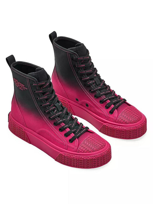 The High-Top Ombré Canvas Sneakers