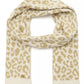 Women's Leopard Metallic Shimmer Scarf