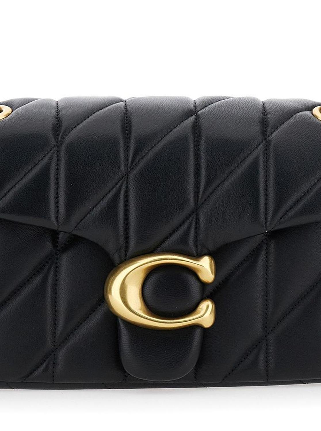 Coach Tabby 26 Logo Plaque Quilted Crossbody Bag