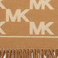 Women's Metallic Logo Wrap Scarf