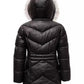 Michael Kors Big Girls Stadium Puffer Jacket with Faux-Fur Trim
