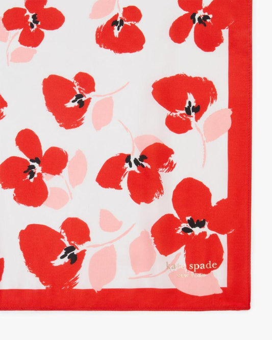 Painterly Bouquet Silk Bandana