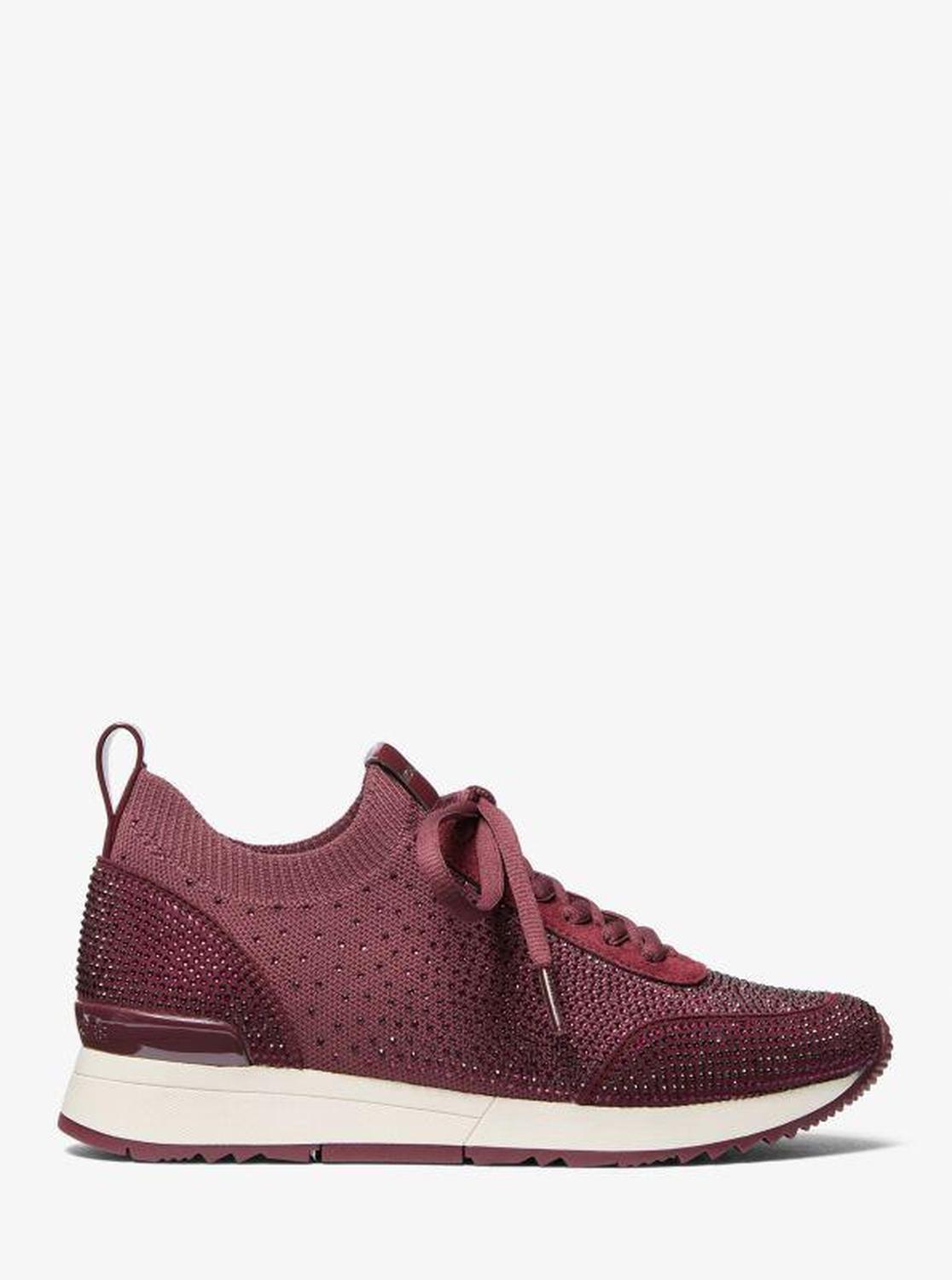 Jenkins Crystal Embellished Stretch Knit Trainer