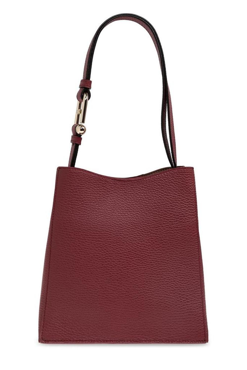 Furla Nuvola Logo Printed Mini Bucket Bag