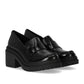 Rocco Black Heeled Loafer