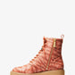 Haskell Animal Print Logo Canvas Boot