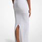 Crocheted Viscose Blend Maxi Skirt