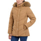 Women's Faux-Fur-Trim Hooded Puffer Coat, Created for Macy's