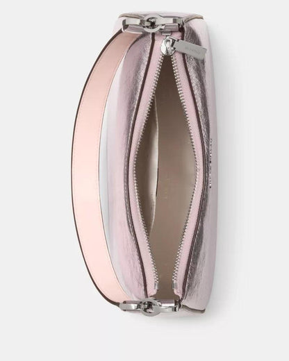 Margot Crinkle Metallic Convertible Shoulder Bag